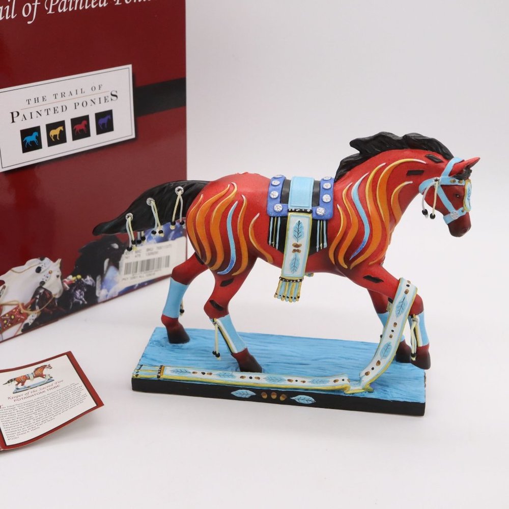 The Trail Of Painted‎ Ponies - Keeper Of The Sacred Fire #12301 w/ box